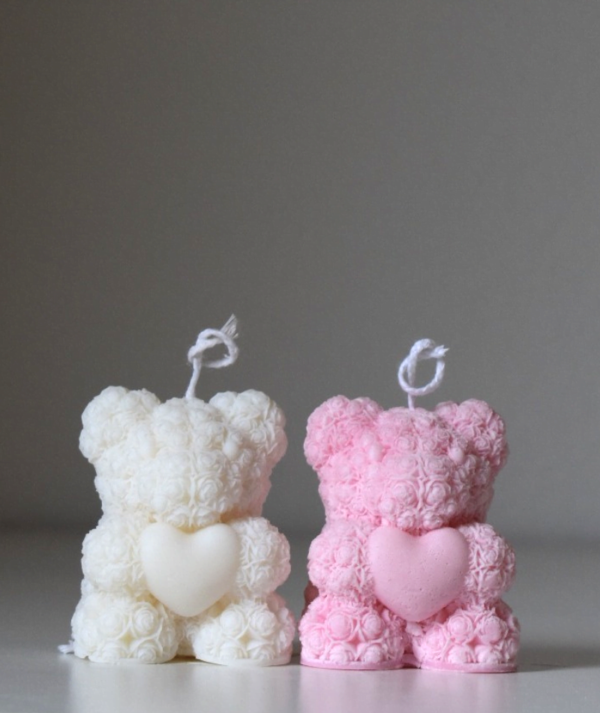 Bougie Ours d’amour – Image 2